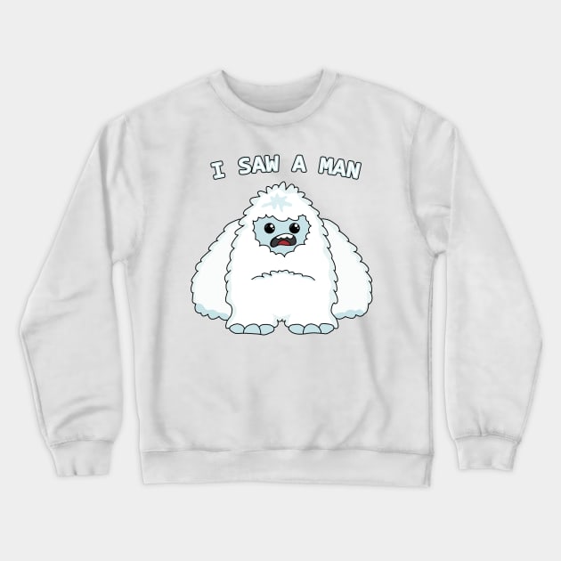 Cute Yeti Crewneck Sweatshirt by valentinahramov